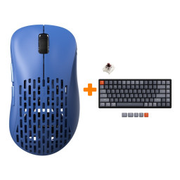   Pulsar Xlite Wireless V2 Competition Blue +  Keychron K2, RGB  Hot-Swap, Gateron Brown Switch