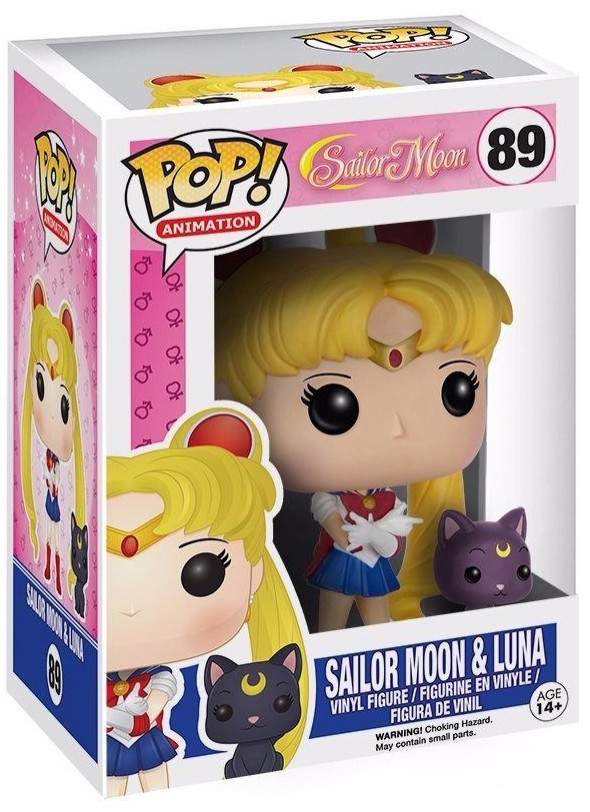  Funko POP Animation: Sailor Moon  Sailor Moon + Luna (9,5 )