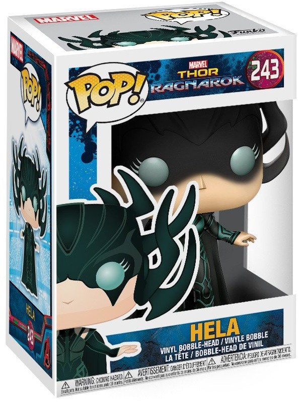 Фигурка Funko POP Marvel: Thor Ragnarok – Hela Bobble-Head (9,5 см)