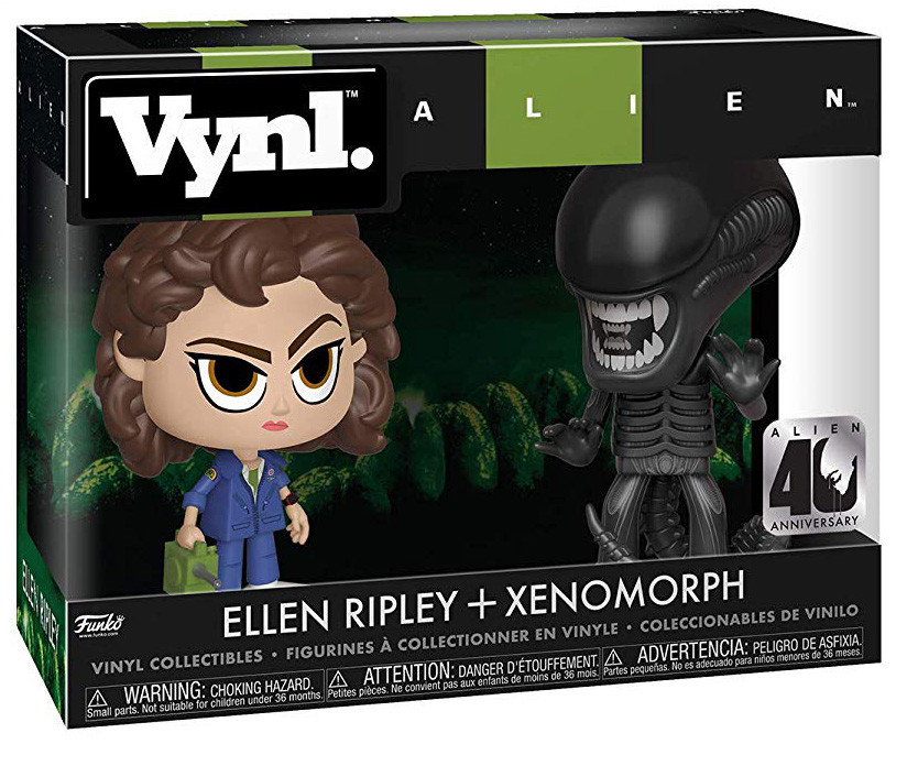  Funko Vynl: Alien 40th Anniversary  Ellen Ripley + Xenomorph (2-Pack)
