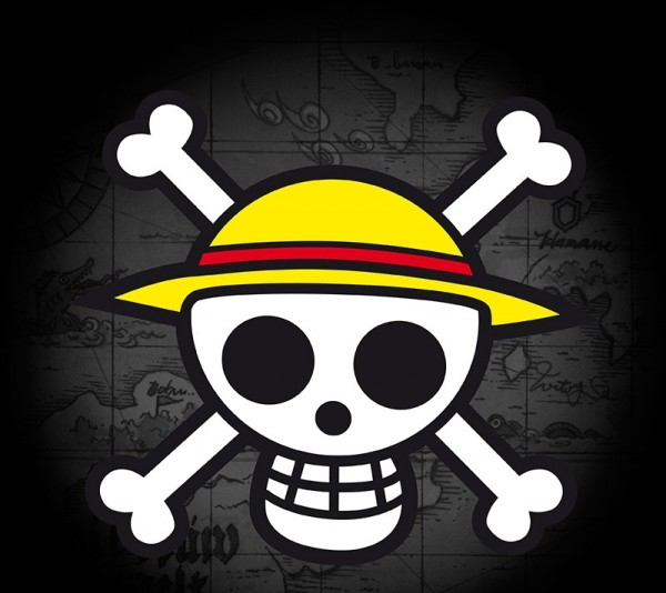 Футболка One Piece: Skull With Map (черный)