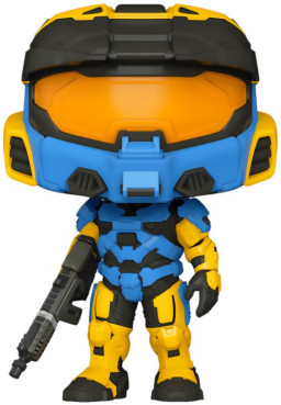  Funko POP Halo: Spartan Mark VII with VK78 Commando Rifle Blue & Yellow (9,5 )