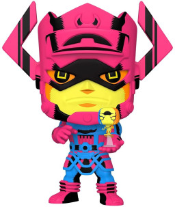  Funko POP: Fantastic Four  Galactus With Silver Surfer Black Light Exclusive Bobble-Head (25 )