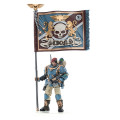������� Warhammer 40 000: Astra Militarum Tempestus Scions / Command � Squad 55th Kappic Eagles Banner Bearer 1:18 (10,7 ��)