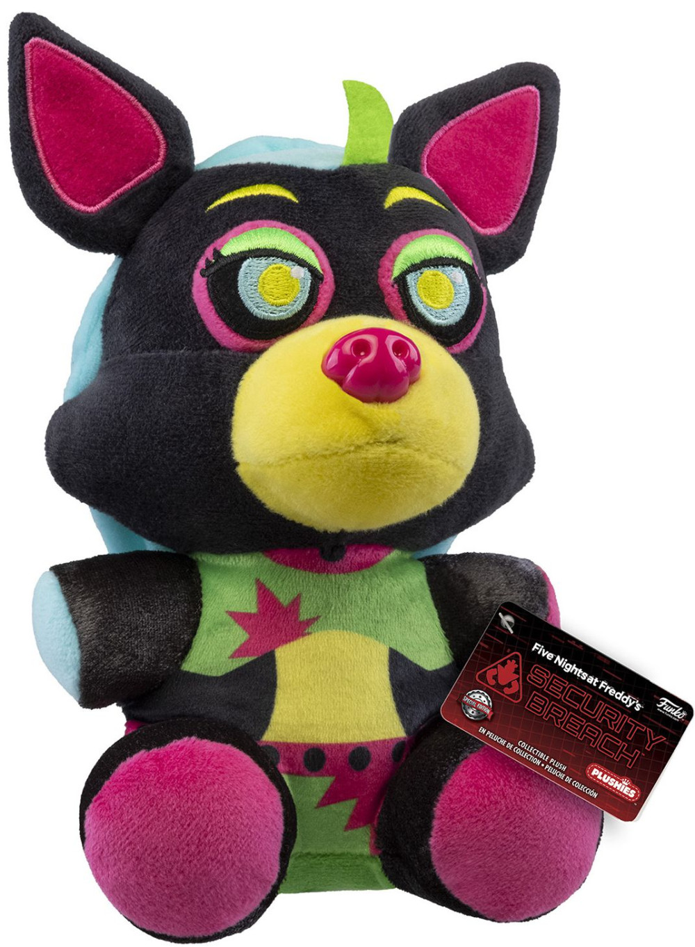 Мягкая игрушка Funko Plush: Five Nights At Freddy`s – Breach Blacklight Roxanne Wolf Exclusive (18 см)