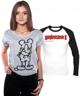   Disney: Angry Mickey  (XL) + Wolfenstein  (XL)