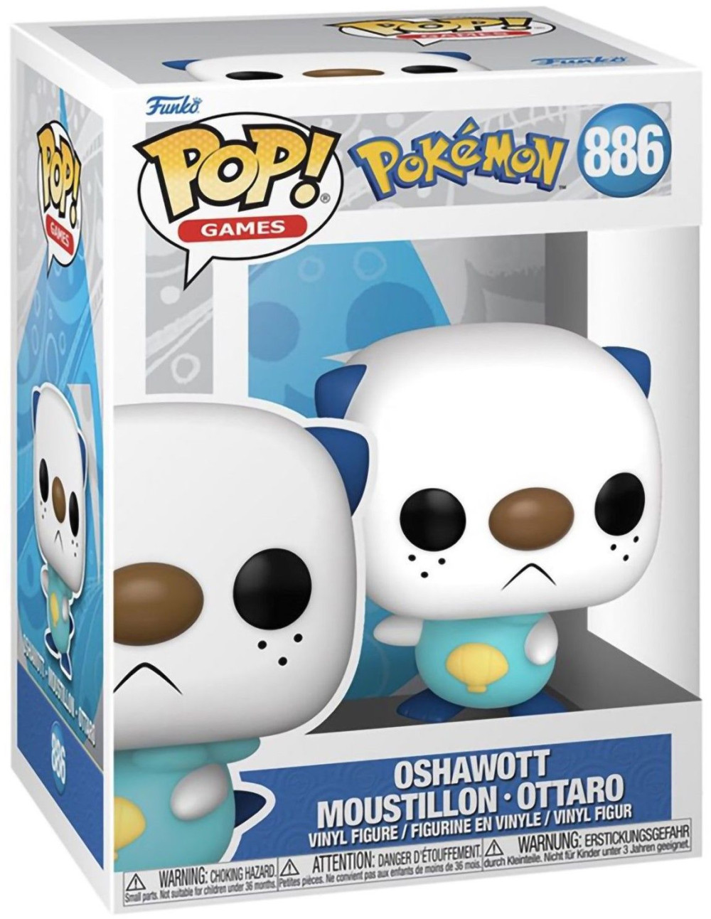 Фигурка Funko POP Games: Pokemon – Oshawott (9,5 см)