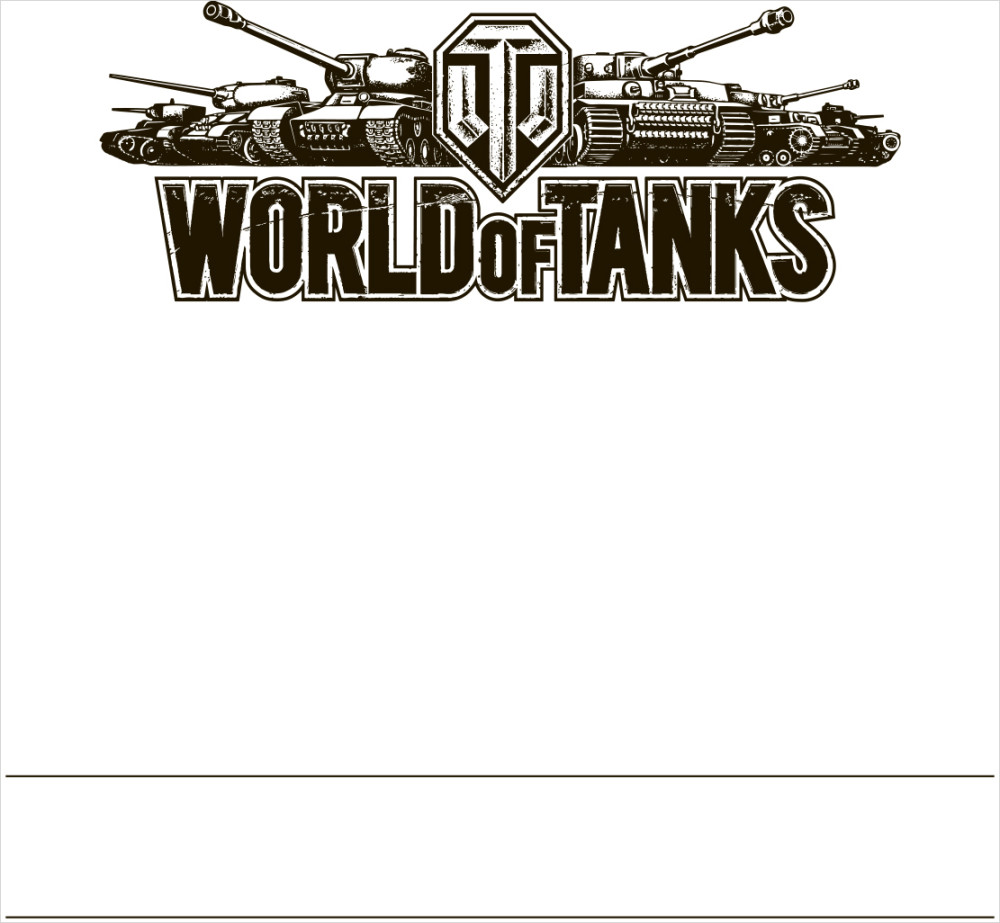 Блокноты World Of Tanks: Логотип Серебро