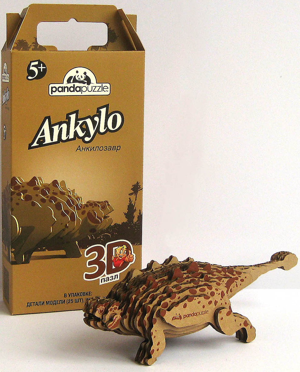 Конструктор 3D-пазл: Анкилозавр