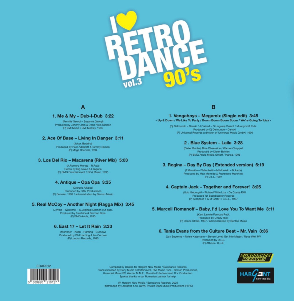 ������� � I Love Retro Dance 90s � Vol.3 (LP)