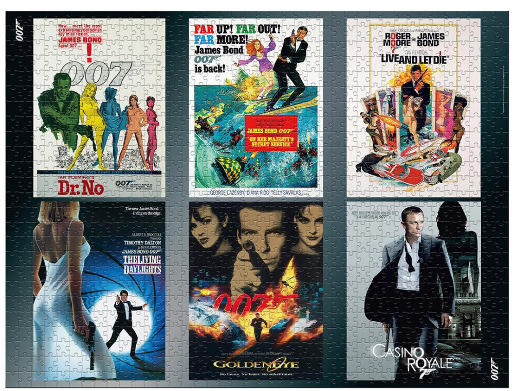 Puzzle James Bond 007 / Джеймс Бонд: Актёрский дебют (1000 деталей)
