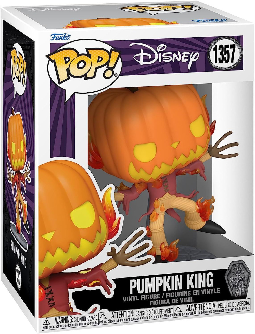Фигурка Funko POP Disney: The Nightmare Before Christmas – 30th Pumpkin King Scented Exclusive (11 см)