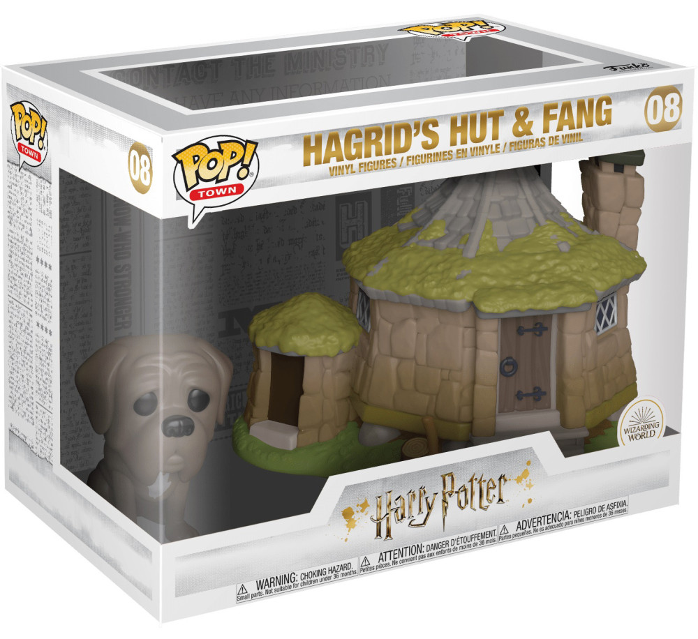  Funko POP Town: Harry Potter  Hagrid`s Hut & Fang