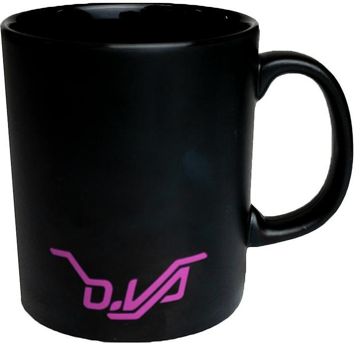 Кружка Overwatch: D.VA Logo (Чёрная)