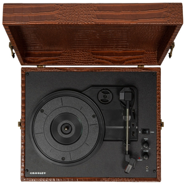   Crosley Voyager Brown Croc [CR8017A-BR]