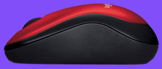 Мышь Logitech Wireless M185 беспроводная для PC (красный) (910-002240)