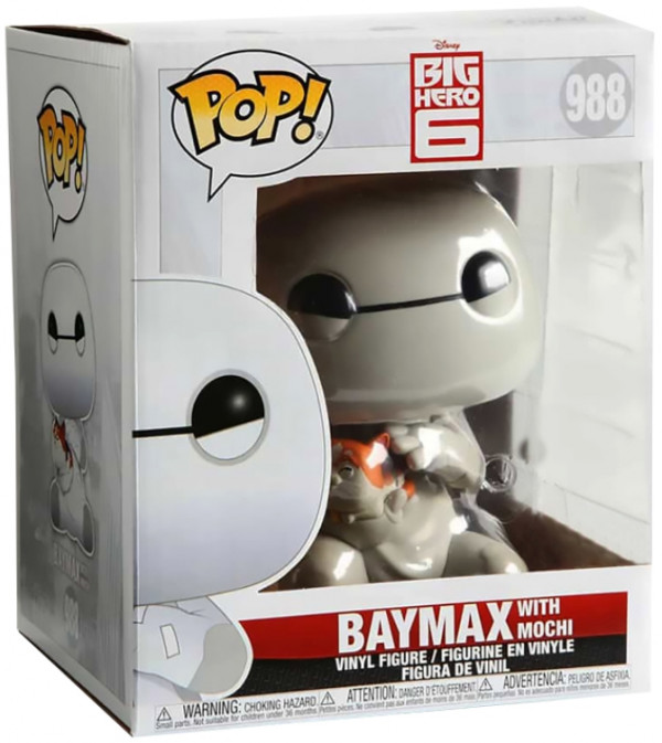 Фигурка Funko POP Disney: Big Hero 6 – Baymax With Cat With Chase Exclusive (15 см)