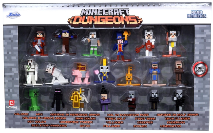 Набор фигурок Minecraft Dungeons: Nano Metalfigs – Wave 4 1.65" (20 шт.)