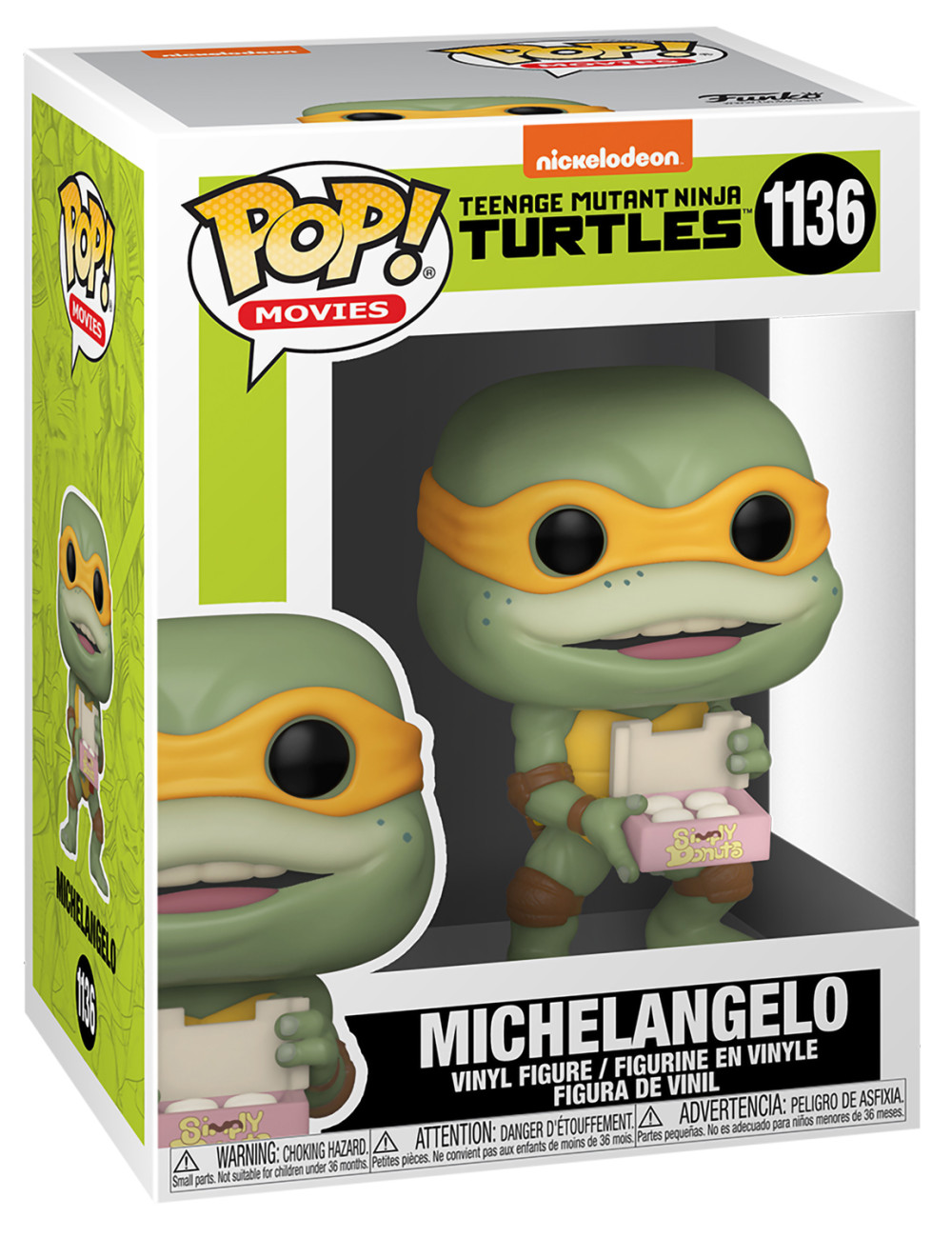  Funko POP Movies: Teenage Mutant Ninja Turtles 2  Michelangelo (9,5 )