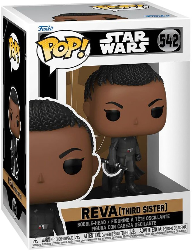 Фигурка Funko POP Star Wars: Obi-Wan Kenobi – Reva (Third Sister) Bobble-Head (9,5 см)