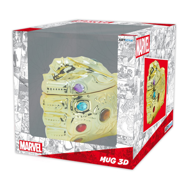 Кружка Marvel: Thanos Infinity Gauntlet 3D (350мл)