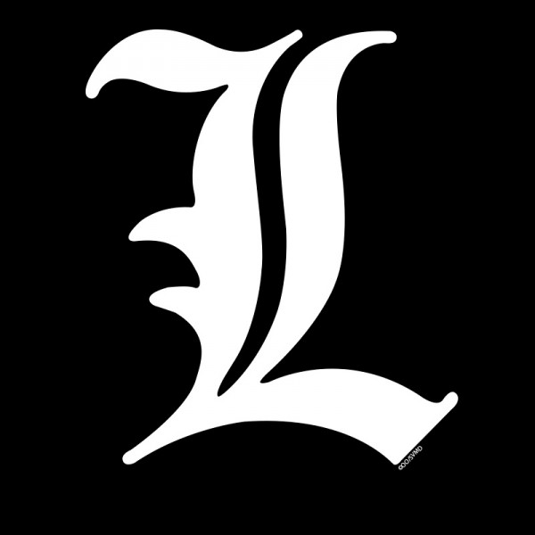 Футболка женская Death Note: L Tribute (черная)