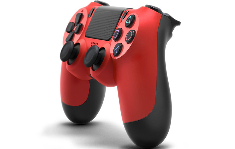   DualShock 4 Magma Red  PS4 ()
