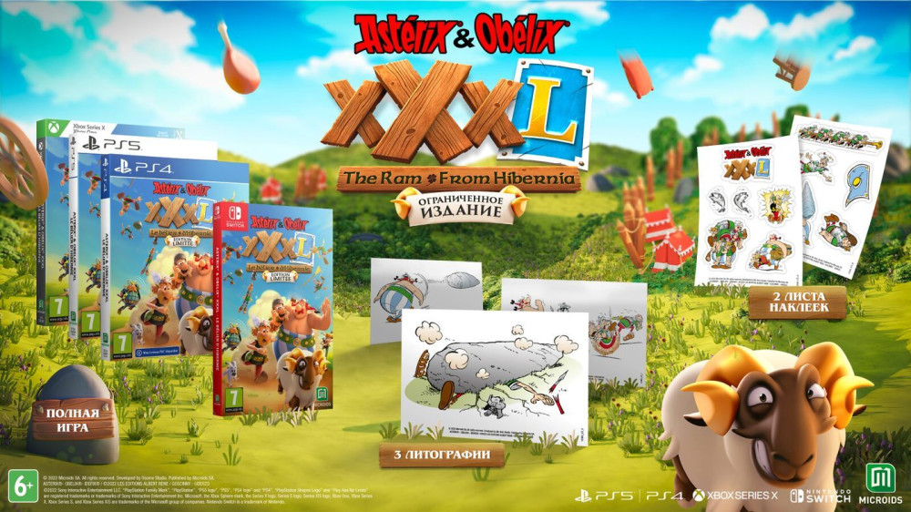 Asterix & Obelix XXXL: The Ram From Hibernia. Limited Edition [Xbox]