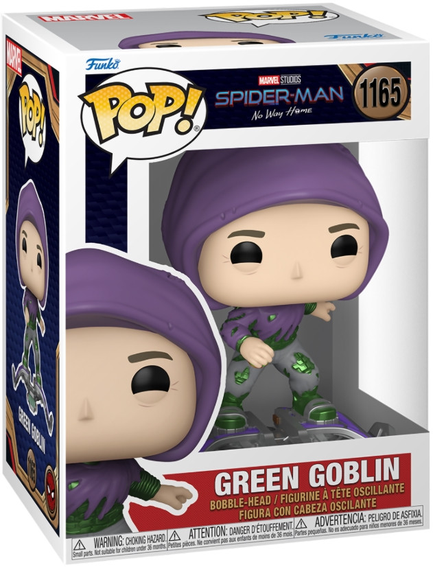 Фигурка Funko POP Marvel: Spider-Man No Way Home – Green Goblin Bobble-Head (9,5 см)