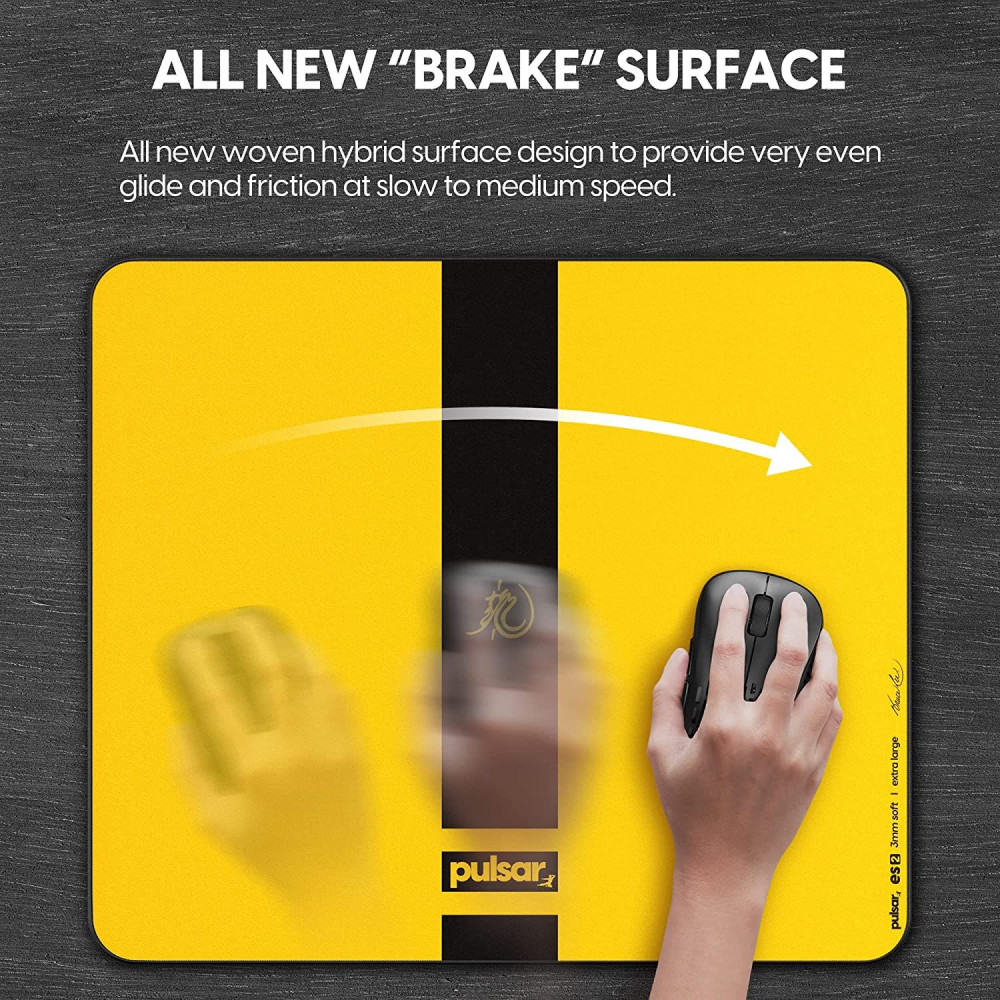 ������ ��� ���� Pulsar ES1 Gaming Mousepad ������� � Bruce Lee Limited Edition (XL / Yellow)