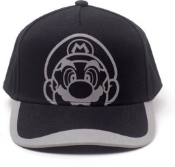  Nintendo Super Mario: Reflective Print Curved Bill