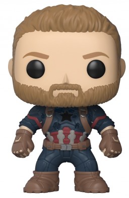  Funko POP Marvel: Avengers Infinity War  Captain America Bobble-Head (9,5 )