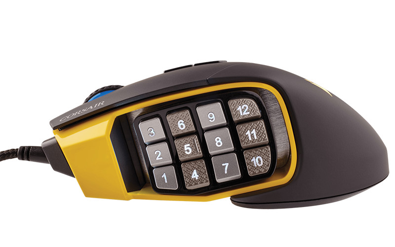 ���� Corsair Gaming Scimitar PRO RGB ��������� ���������� ������� � ���������� ��� PC (Yellow/Black)