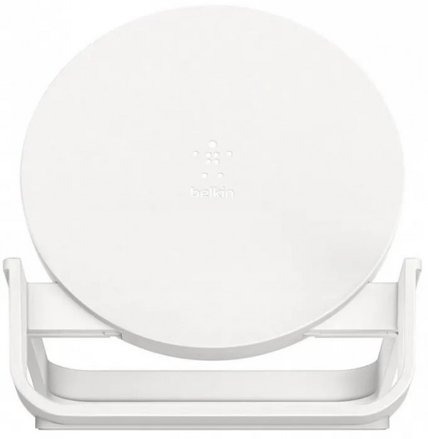 Беспроводное зарядное устройство Belkin 10Вт, с адаптером (белый) (WIB001vfWH)