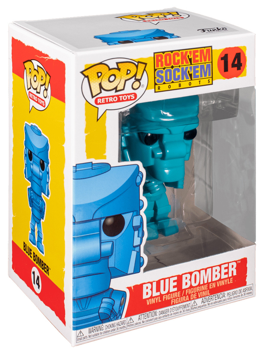  Funko POP Retro Toys: RockEm SockEm Robots Blue Bomber (9,5 )