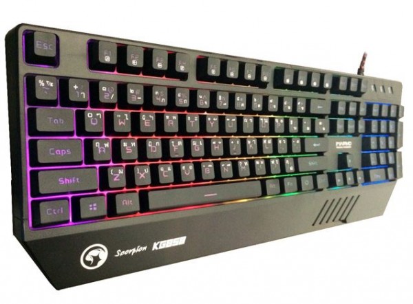 Клавиатура Marvo KG858 проводная игровая с подсветкой для PC