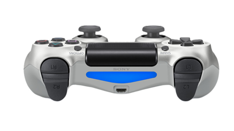   DualShock 4 Cont Silver  PS4 ()