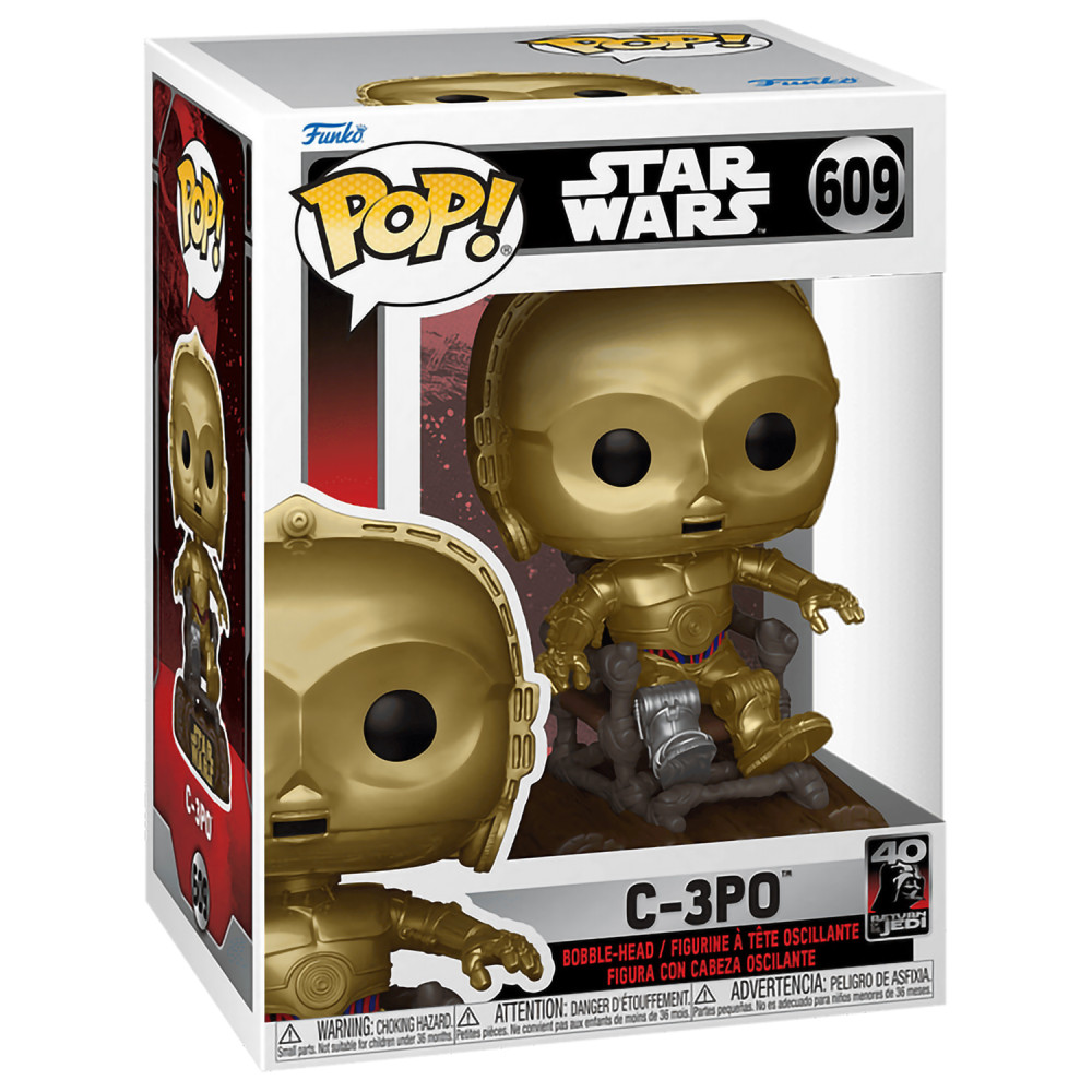 ������� Funko POP Star Wars Episode VI: Return of the Jedi 40th � C-3PO in Chair (9,5 ��)