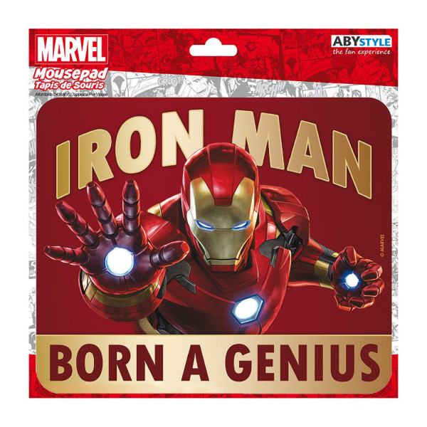Коврик для мыши Marvel: Iron Man Born To Be A Genius