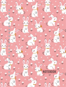 Тетрадь Розовые кролики (А5 60 листов)