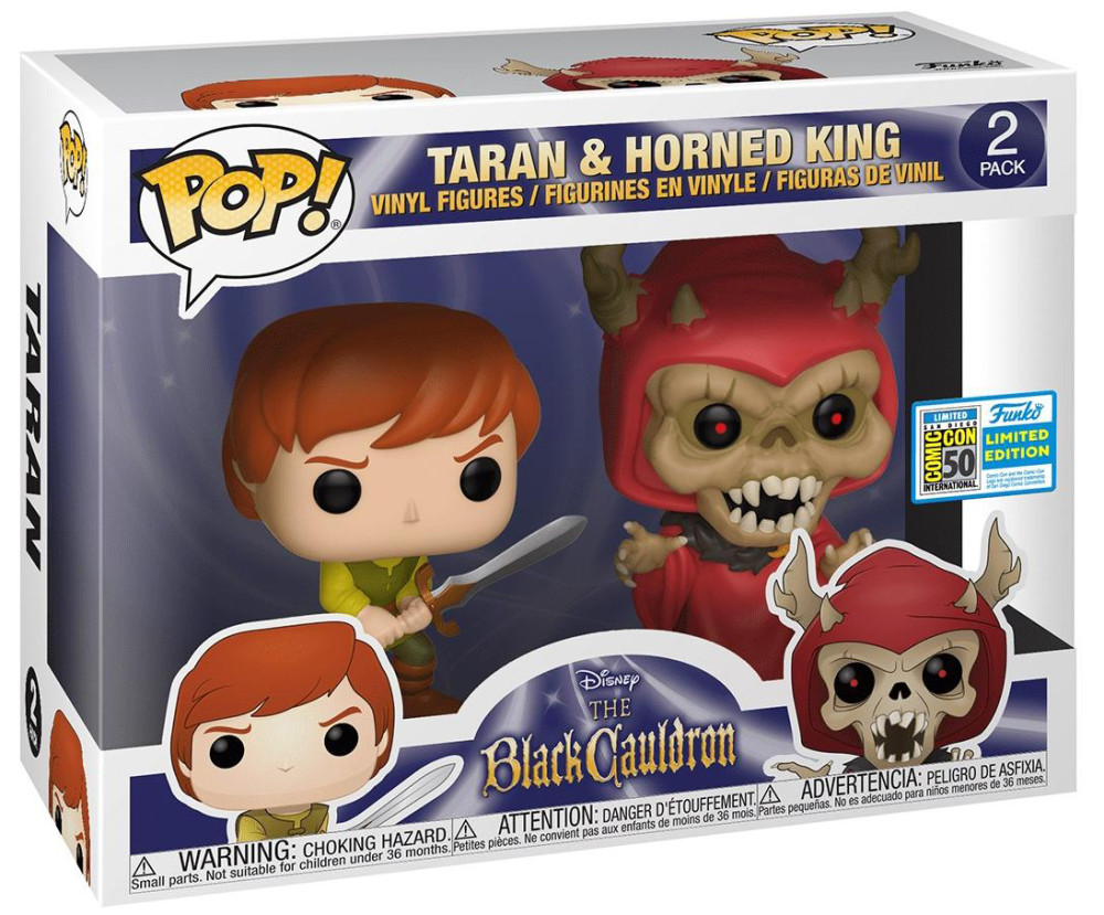  Funko POP: Disney The Black Cauldron  Taran & Horned King Exclusive (9,5 ) (2-Pack)