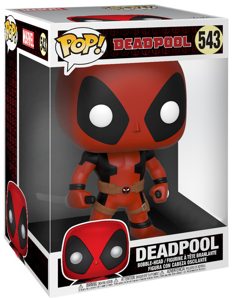  Funko POP: Marvel Deadpool  Deadpool With Two Swords (Red) Bobble-Head (25,4 )