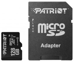 Карта памяти Patriot microSDHC 128GB (PSF128GMCSDXC10)
