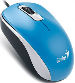 Мышь Genius DX-110 проводная для PC (голубая)