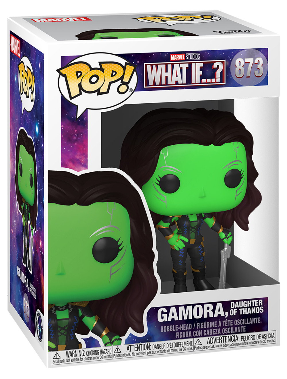  Funko POP: Marvel What If...?  Gamora Daughter Of Thanos Bobble-Head (9,5 )