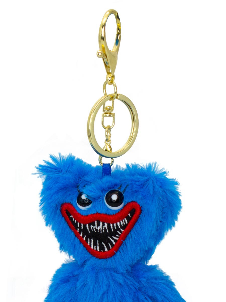 Брелок Huggy Wuggy плюш синий (20 см)