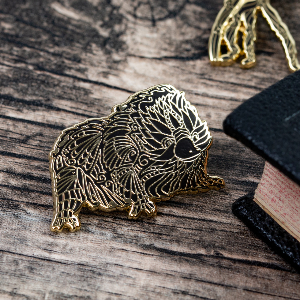 Набор значков Fantastic Beasts 1.2 Нюхлер и Лукотрус Pin Kings 2-Pack