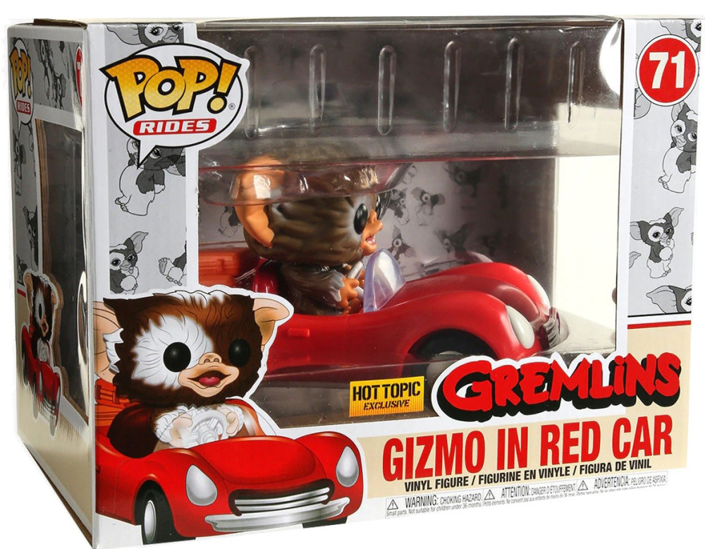  Funko POP Rides: Gremlins  Gizmo In Red Car Exclusive (9,5 )
