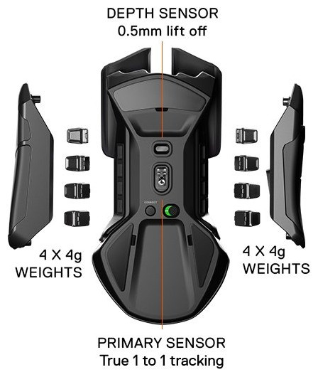 Мышь SteelSeries Rival 650 беспроводная игровая (черный)