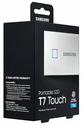   Samsung SSD T7 Touch 1TB USB Type-C ()